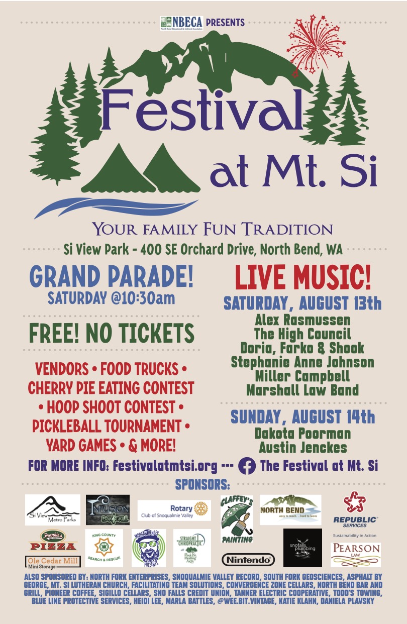 festival at mt si event poster