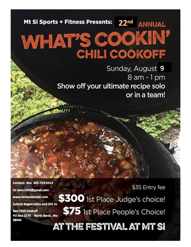 2026 Chili Cookoff flier